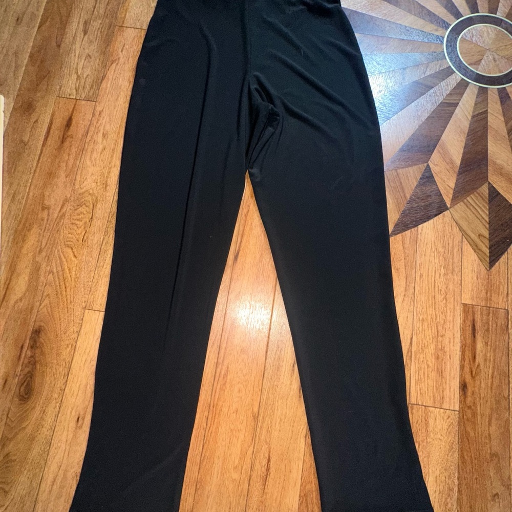 SYMPLI Canada Pull On Pants Elastic Waist Stretch Jersey Black Size 6 - Picture 4 of 4